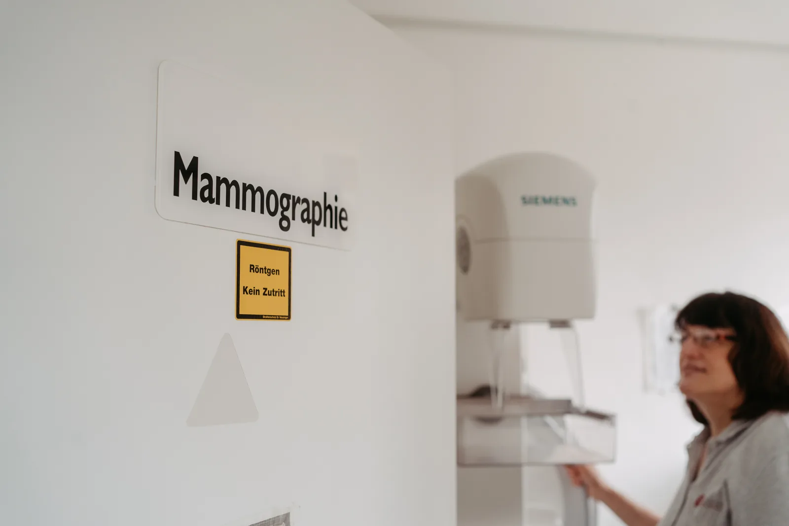 Raum für Mammographie und Brustultraschall
